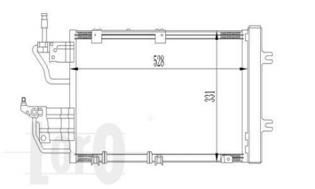 Конденсатор, кондиціонер DEPO 037-016-0035 (фото 1)