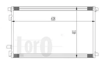 Конденсатор, кондиціонер DEPO 042-016-0015