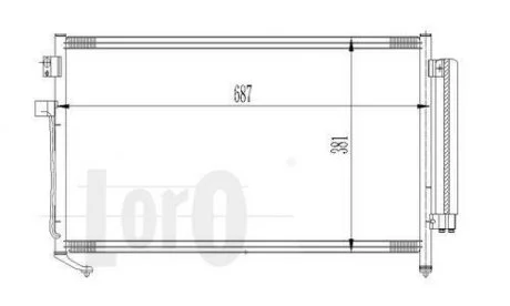 Конденсатор, кондиціонер DEPO 049-016-0009