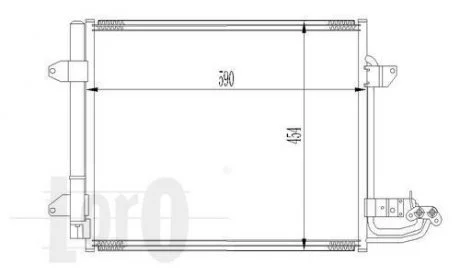 Конденсатор, кондиціонер DEPO 053-016-0017