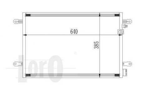 Конденсатор, кондиционер DEPO 053-016-0026