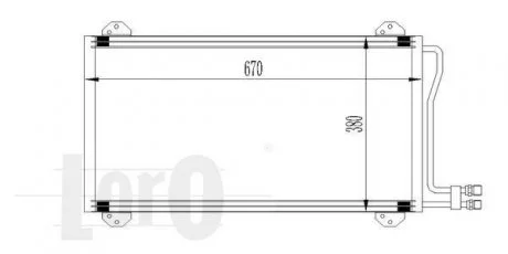 Конденсатор, кондиционер DEPO 054-016-0002