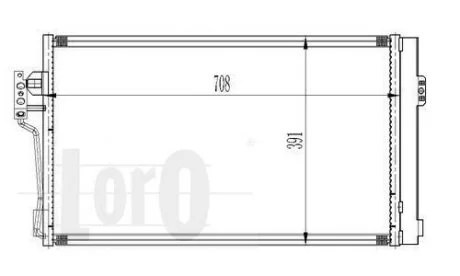 Конденсатор, кондиционер DEPO 054-016-0006