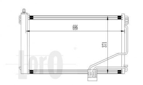 Конденсатор, кондиціонер DEPO 054-016-0014