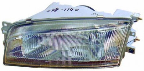 Фара права H4, мех./ел. рег., -11/97 [] DEPO 214-1140R-LD-EM