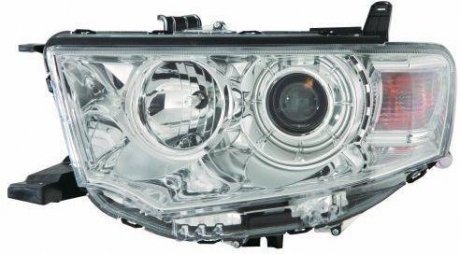 Фара правая H11/HB3, авт./мех.рег., Pajero Sport 09- [] DEPO 214-1197R-LD-EM