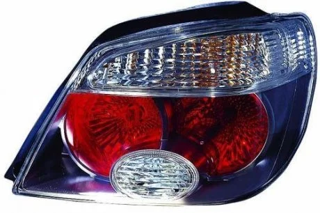 Ліхтар правий без патрона, чорна рамка 05- DEPO 214-1992R-UQ6C