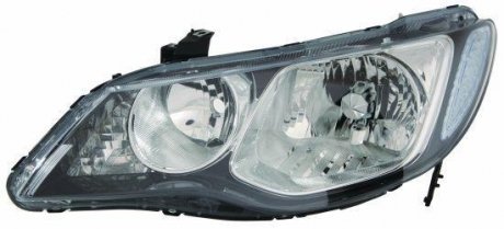 Фара ліва HB3+HB4, чорна рамка, ел. рег., SEDAN [] DEPO 217-1159L-LDEM2