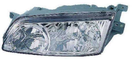 Фара ліва H7/H1, прозора хутро/ел.рег. [] DEPO 221-1119L-LD-EM