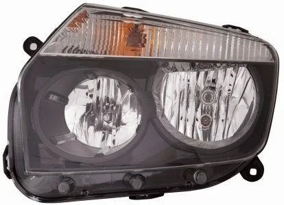 Фара левая H7/H1, авт./мех.рег., черная рамка [] DEPO 551-1186L-LDEM2
