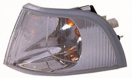 Покажчик повороту правий, прозорий, хром. рамка (T4/TURBO) без патрона 1/98-5/00 DEPO 773-1513R-UE