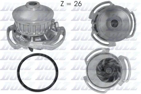 Водяной насос VW Golf I/II /Passat 1,0-1.3 -00 DOLZ A-159