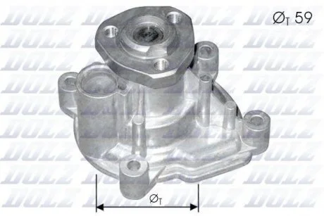 Водяной насос Polo/Golf/Passat 1.4FSI 2.0TDI 02-07 DOLZ A-218