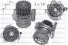 Водяний насос AUDI/MITSUBISHI/NISSAN/SEAT/SKODA/VW DOLZ A-251 (фото 1)