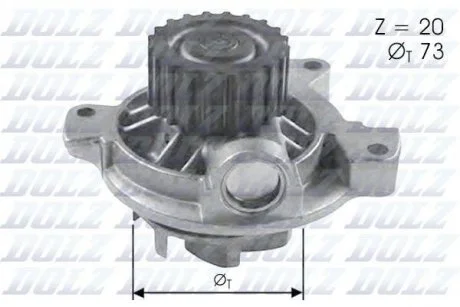 Водяний насос DOLZ A-280