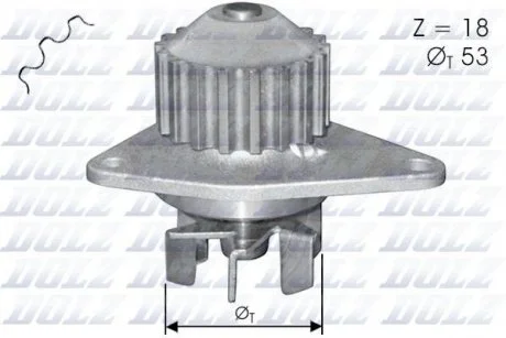 Водяной насос DOLZ C-114