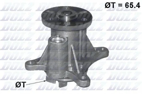 Водяной насос CITROEN C5/407/607 "2.7HDI "04>> DOLZ C-137