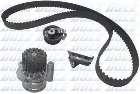 ZESTAW ROZRZ?DU Z PASKIEM + POMPA WODY AUDI SEAT VW DOLZ KD082