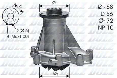 Водяний насос DOLZ M-276