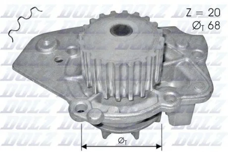 Водяной насос DOLZ N-206