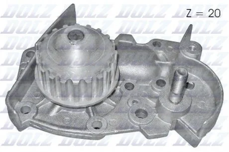 Водяной насос RENAULT 19 (B/C53_) 19 Mk II седан (L53_) CLIO I (B/C57_, 5/357_) EXTRA (F40_, G40_) DOLZ R-124