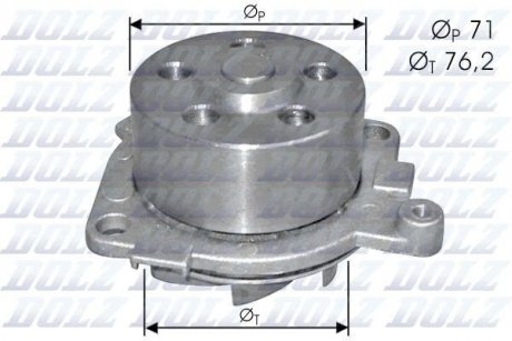 Водяной насос DOLZ S-210 (фото 1)