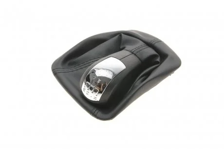 Ручка КПП с пыльником черный 5 ступ (хромовая ручка) Skoda Octavia (04-08) (7711 DPA 77111249002 (фото 1)