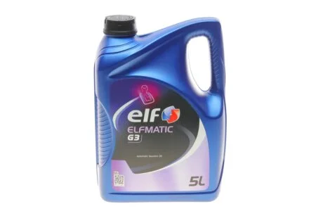 Масло трансмисс. Elfmatic G3 ATF 3 (Канистра 5л) ELF 213855
