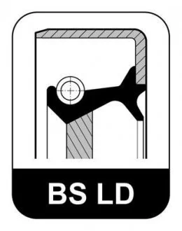 Сальник коленвала задний Mercedes Benz M102 (93х117х12) ELRING 344.230