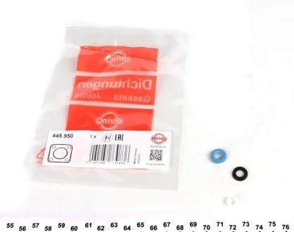 Фото 1 - комплект прокладок з різних матеріалів ELRING 445.950 Комплект прокладок з різних матеріалів ELRING 445.950 (фото 1)