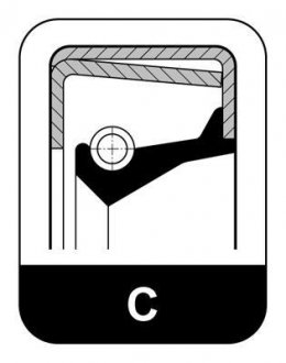 Сальник ступицы ELRING 529.001