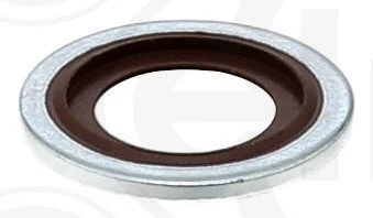Кольцо уплотнительное 12.7 x 18 mm (прокладка резино-металлическая) трубки подачи масла к турбокомпенсатору (турбине) GM 2091080 55567827 для моторов A14NEL A14NET A16XHT OPEL Astra-J Zafira-C Mokka Cascada ELRING 535220 (фото 1)