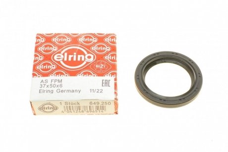 Уплотняющее кольцо, коленчатый вал ELRING 649.250