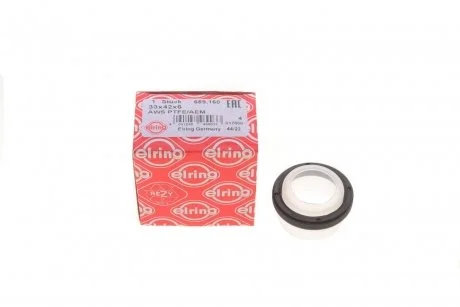 Уплотняющее кольцо, распределительный вал IN RENAULT 33X42X6/ASW PTFE/AEM K4M ELRING 659.160