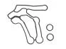 К-кт прокладок масляного радиатора Alfa 159 1.9 Jtdm 16V 05-11/Fiat Croma 1.9 D 05- 724.580
