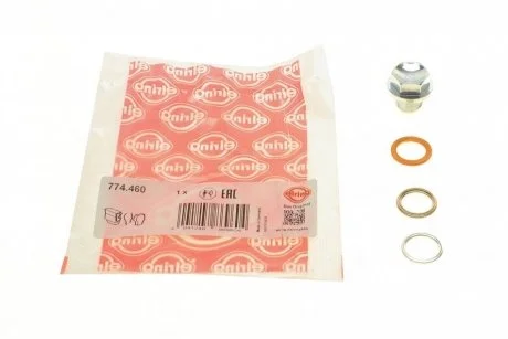 Фото 1 - болт зливу масла + шайба (комплект) ELRING 774.460 Болт зливу масла + шайба (комплект) ELRING 774.460 (фото 1)