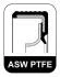 Сальник колінчатого вала RWDR 48 x 76,2 x 10,3 ASW S PTFE / ACM 942990