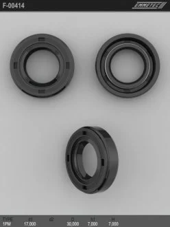 Фото 1 - сальник 17,00/30,00*7,00/7,00 тип 1PM EMMETEC F-00414 Сальник 17,00/30,00*7,00/7,00 тип 1PM EMMETEC F-00414 (фото 1)