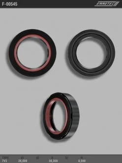 Сальник 26,00/38,30*8,50 тип 7V2 EMMETEC F-00545 (фото 1)