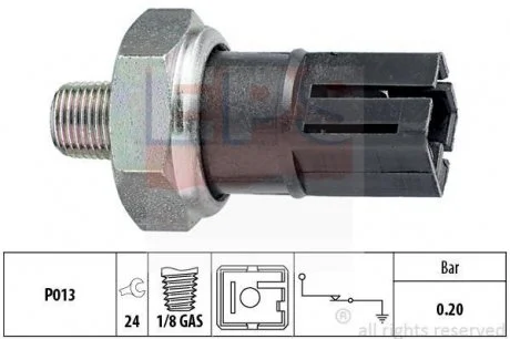 Датчик тиску масла Nissan Almera 1.5-1.8 EPS 1.800.042