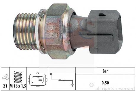 Датчик тиску масла Citroen XM/ Xantia/Berlingo EPS 1.800.116 (фото 1)