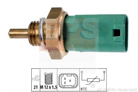 Czujnik temp.wody CLIO III 1.2 MODUS EPS 1.830.354