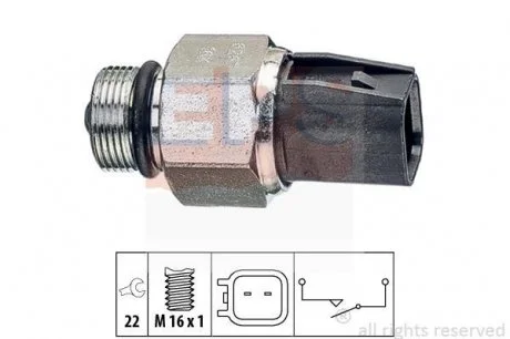 Фото 1 - датчик заднего хода Ford C-max, Focus II-III, Galaxy, Kuga, Mondeo III-IV /Volvo C30, V50, V70, S40 00- EPS 1.860.267 Датчик заднего хода Ford C-max, Focus II-III, Galaxy, Kuga, Mondeo III-IV /Volvo C30, V50, V70, S40 00- EPS 1.860.267 (фото 1)