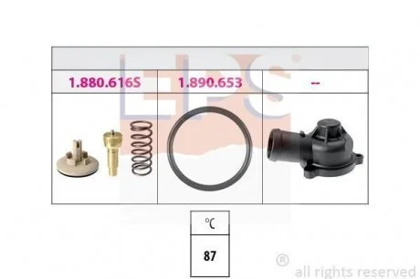 Termostat AU/SE/SK/VW EPS 1.880.617K