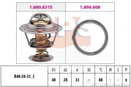 Termostat i10 EPS 1.880.831