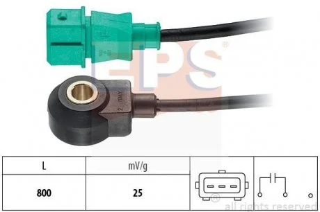 Датчик детонации Audi 80/100 /VW Passat 1.8 EPS 1.957.013