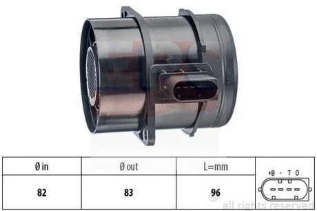 Фото витратомір повітря DB Sprinter, VW Crafter 2.2CDI/2.5TDI/3.0CDI 04.06- EPS 1.991.359 Витратомір повітря DB Sprinter, VW Crafter 2.2CDI/2.5TDI/3.0CDI 04.06- EPS 1.991.359