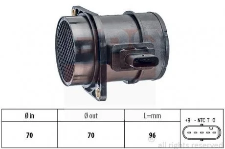 Фото hyundai расходомер воздуха (без функции старт-стоп) accent,getrz,i20,i30,matrix,kia ceed,cerato,soul,rio 1.1/1.6crdi 03- EPS 1.991.372 HYUNDAI Расходомер воздуха (без функции старт-стоп) Accent,Getrz,i20,i30,Matrix,Kia Ceed,Cerato,Soul,Rio 1.1/1.6CRDi 03- EPS 1.991.372