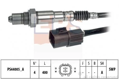 Лямбда-зонд (400мм) Hyundai i20 1.2 08-15 /Kia Rio 1.2 11-17 EPS 1.998.254