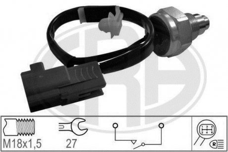 Датчик вмикання заднього ходу ERA 330749 (фото 1)